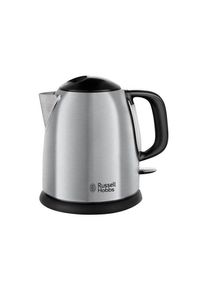 Russell Hobbs Wasserkocher Adventure 24991-70 - Matt Schwarz/ gebürstetes Rostfreies Stahl - 2400 W