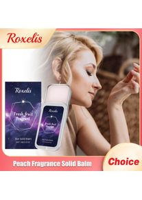 Peach Fragrances Solid Balm Mild Lasting Scent Fresh Deodorant Dating Stimulating Flirtation Women Pheromone Light Perfume Balms