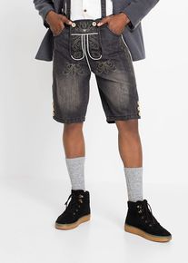 Bermuda en jean bavarois Regular Fit - noir - taille 40 - 100% coton - bonprix
