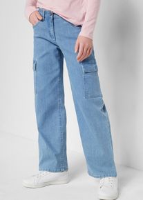 Cargojeans for barn, blå, størrelse 146, bonprix