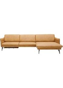 himolla Ecksofa , Gelb , Leder , Echtleder , Rindleder , Uni , Ottomane rechts, L-Form , 330x174 cm , Blauer Engel, Goldenes M, Made in Germany, Emas , Typenauswahl, Lederauswahl, Stoffauswahl, seitenverkehrt erhältlich, Hocker erhältlich, Rücken echt , Wohnzimmer, Sofas & Couches, Wohnlandschaften, Ecksofas