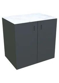 Xxxl Outdoorküche , Anthrazit , Metall , 90x92x63 cm , Ce , Gartenmöbel, Loungemöbel