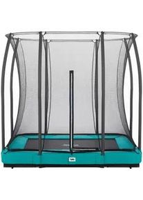 Trampolin Salta Comfort Ground , Grün , Metall , 214x153 cm , Freizeit & Co, Gartenspielzeug, Hüpfburgen & Trampoline