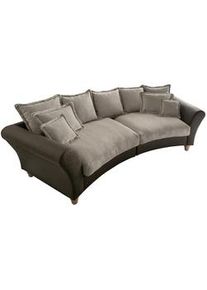 Livetastic Bigsofa , Dunkelbraun, Hellbraun , Holz, Textil , Buche, Fichte, Kiefer,Buche , Uni , Füllung: Schaumstoff,Schaumstoff,Schaumstoff , 328x98x134 cm , Made in Eu , Rücken echt, Armteil links, Armteil rechts , Wohnzimmer, Sofas & Couches, Sofas, Textilsofas