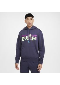 Nike Sweat à capuche de basket en tissu Fleece Ja pour homme - Pourpre