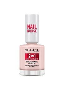 Rimmel London Ingrijire Unghii 2 In 1 Nail Treatment Strengthening Base Coat Tratament 12 ml