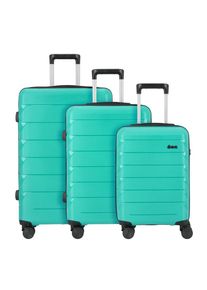 d&n D&N Dames Kofferset 'Travel Line 4100' turquoise One Size