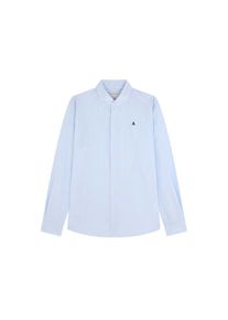 Scalpers Heren Overhemd 'Elisee' navy / lichtblauw S-M