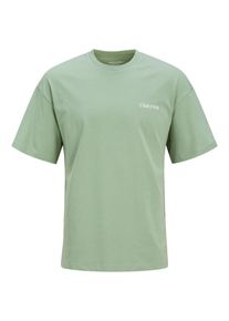 Jack & Jones JACK & JONES Koszulka 'JJEBradley' dla mężczyzn limonka / pastelowy zielony / biały Rozmiar S