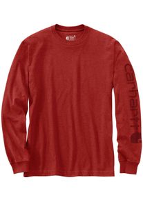 Carhartt Logo, sweatshirt , kleur: Rood (R66) , maat: M