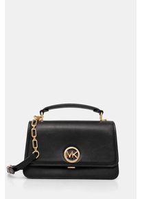 MICHAEL Michael Kors poseta de piele culoarea negru, 30T4GD8S6L