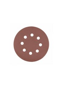 Högert sanding discs with hook and loop fastening and holes, D 125 mm, 5 pcs, grit G40