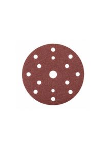 Högert sanding discs for metal with hook and loop fastening and holes, D 150 mm, 5 pieces, grit G40