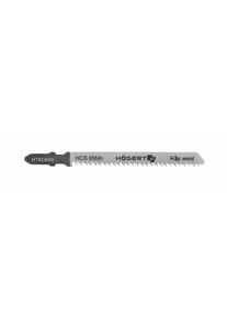 Högert jigsaw blades for clean wood cuts, 5 pcs, 75 mm - 10 TPI