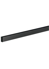 Häfele black railing, wall profile, railing system aluminium/steel, 600 mm