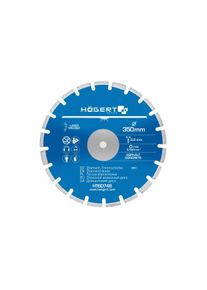 Högert Diamond Cutting Disc segmented & laser-welded for Asphalt, D 350 mm