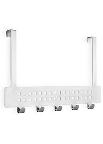 Mital hook rail TA30 made of steel for hanging, 5 hooks