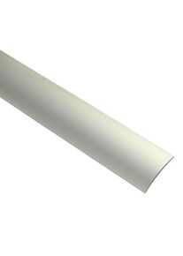 alfer transition profile made of stainless steel, curved self-adhesive, 30 x 4 x 1000 mm