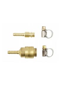 H&ouml;gert Quick Coupling for 8 mm compressed air hose, 4 pieces