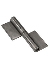 Rullo cerniera Gedotec FLÜGEL-MINI in acciaio per saldatura spessore 1,8 mm portata 15 kg, 80 x 50 mm - battuta: destra