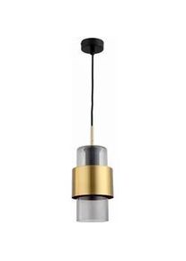 Miele Xxxl Hängeleuchte , Grau, Goldfarben , Glas , 150 cm , RoHS , Lampen & Leuchten, Leuchtenserien