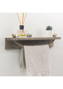 Scandinavia Concept Wandmeubel walnootkleurig - (B)60 x (H)10 x (D)9