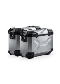 SW-Motech TRAX ADV aluminum case system. Silver. 37/37 l. Ducati Multistrada V2/V2S (24-).