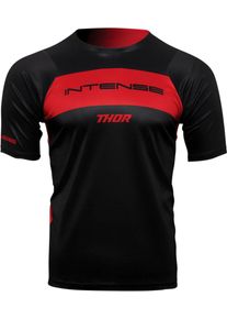 Thor Intense Assist Dart S23, jersey korte mouw , kleur: zwart/rood , maat: XS