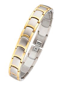 Heren Armband in tweekleurig ,maat 0, WITT,