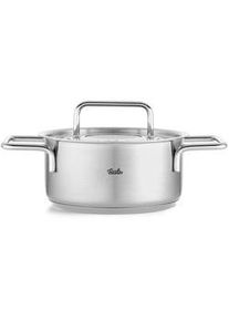 Fissler Kochtopf , Silberfarben , Metall , Made in Germany , breiter Schüttrand,backofengeeignet , Kochgeschirr, Töpfe, Kochtöpfe