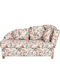 Novel Liege , Naturfarben , Textil , Buche , Floral , Füllung: Vlies , 180x97x85 cm , Made in Eu , Liegefunktion, Armteil rechts , Wohnzimmer, Sofas & Couches, Schlafsofas, Polsterliegen