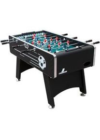 Cougar Xxxl FUßBALLTISCH Arena Ts , Schwarz , Holz , 75x88x141 cm , Torzähler manuell, Ballrücklauf an beiden Kopfenden, Balleinwurf auf beiden Spielerseiten, Teleskopstangen , Freizeit & Co, Spieltische, Tischfussball & Co