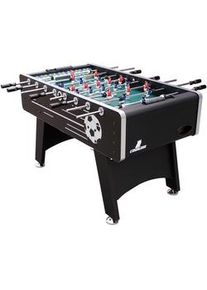 Xxxl FUßBALLTISCH Arena , Schwarz , Holz , 75x88x141 cm , Fsc, EN 71 , Torzähler manuell, Rollenlager, Balleinwurf auf beiden Spielerseiten , Freizeit & Co, Spieltische, Tischfussball & Co