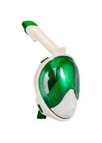 Xxxl Schnorchel-Maske 1000 L/Xl , Weiß, Grün , Kunststoff , unisex , Reach , wasserdicht, leicht verstellbar, Kamerahalterung, 180° Sichtfeld, beschlagfrei , Freizeit & Co, Pools & Wasserspass, Wasserspass
