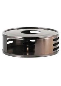 Echtwerk Stövchen , Schwarz , Metall , rund , 5 cm , Geschirr, Kannen & Karaffen, Stövchen
