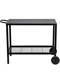 Xxxl Grillwagen , Schwarz , Metall , 106x73x56 cm , Grills, Holzkohlegriller