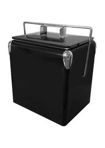 Xxxl Kühlbox , Schwarz , Metall, Kunststoff , 13 l , 23.5x36x34 cm , ausklappbare Tragegriffe, Flaschenöffner , Freizeit & Co, Camping, Kühlboxen