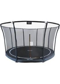 Ambia Garden Trampolin , Schwarz , Metall, Kunststoff , rund , 405x193x405 cm , EN 71, Ce , Freizeit & Co, Gartenspielzeug, Hüpfburgen & Trampoline