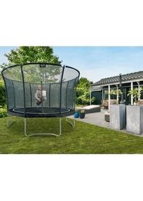AXI Ambia Garden Trampolin , Schwarz , Metall, Kunststoff , rund , 405x269x405 cm , EN 71, Ce , Freizeit & Co, Gartenspielzeug, Hüpfburgen & Trampoline
