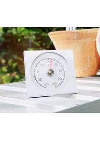 Vitavia Xxxl Thermometer , Alufarben , Metall , 8x8x4 cm , wasserdicht, witterungsbeständig , Dekoration, Gartendeko