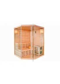 Sanotechnik Xxxl Sauna , Holz , Hemlocktanne , 150x200x150 cm , Freizeit & Co, Wellness & Gesundheit, Sauna