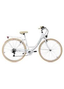 Da Capo Citybike , Weiß , Metall , 180x70x80 cm , female , Freizeit & Co, Sport & Fitness, Fahrräder, Citybikes