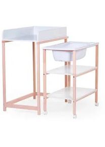 Childhome Wickeltisch , Weiß, Buchefarben , Holzwerkstoff , 91.5x53.5x106.5 cm , Fsc, DIN EN 12221 , Holzmöbel, Kommoden Holz, Wickelkommoden Holz