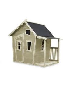 EXIT Toys Spielhaus , Naturfarben , Holz , Zeder , 145x171x208 cm , EN 71, CE, FSC 100% , Freizeit & Co, Gartenspielzeug, Spielhäuser