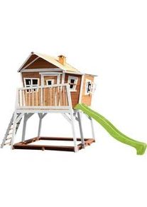 AXI Ambia Garden Spielturm , Braun, Grün, Weiß , Holz , Hemlocktanne , 432x288x193 cm , EN 71, CE, FSC 100% , Freizeit & Co, Gartenspielzeug, Spieltürme