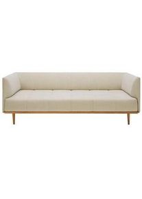 Joka Bigsofa , Naturfarben , Textil , Eiche , 220x77x120 cm , Made in Austria , Typenauswahl, Stoffauswahl , Wohnzimmer, Sofas & Couches, Schlafsofas, Dauerschläfer Sofas