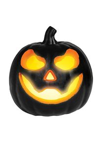 maskworld Lampe citrouille noire en polystyrène expansé