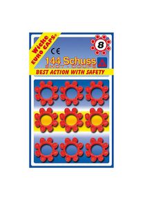 Munitions 8 coups pour pistolets jouets, 18 anneaux