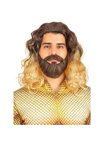 maskworld Aquaman Perücke mit Bart