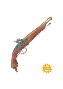 maskworld Pistolet à percussion - italien (couleur laiton)